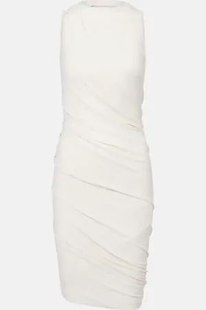 Rick Owens Lilies - Abito midi Luna in crêpe