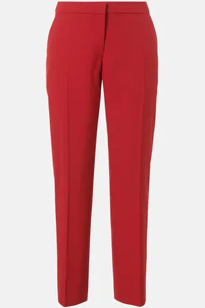 DRIES VAN NOTEN Pantaloni slim in lana