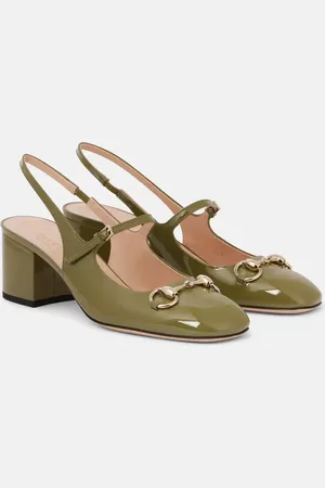 Gucci Pumps slingback Horsebit 55 in vernice