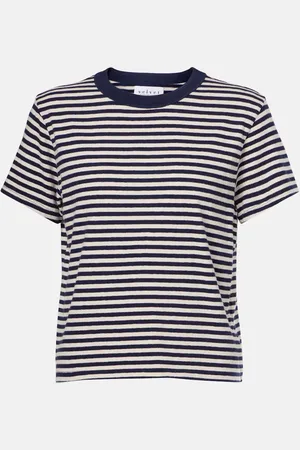 Velvet T-shirt Tash in cotone a righe