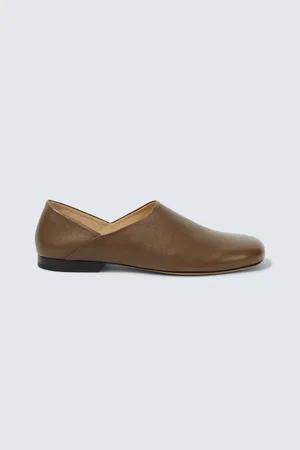 LEMAIRE Mocassini Slippers in pelle