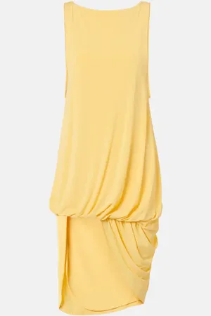 Jacquemus Abito midi Peplo in jersey con ruches