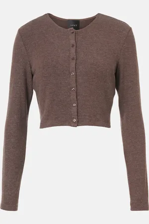 Leset Cardigan cropped Lauren in jersey
