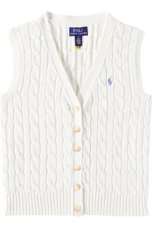 Ralph Lauren Gilet in cotone a trecce