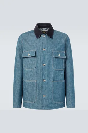 Loro Piana Giacca di jeans Conley con velluto a coste