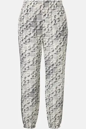 Tory Burch Pantaloni in seta e cotone con stampa