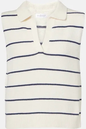 Velvet Gilet Nayla in cotone e cashmere