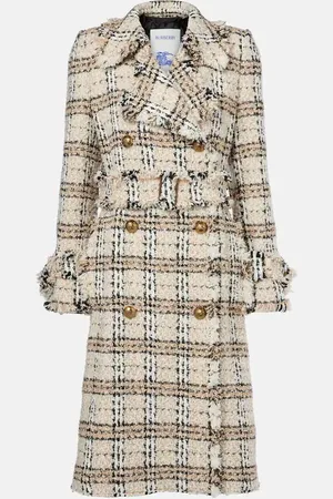 Burberry Cappotto in bouclé Check