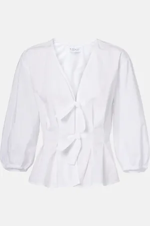Velvet Blusa Riri in popeline di cotone