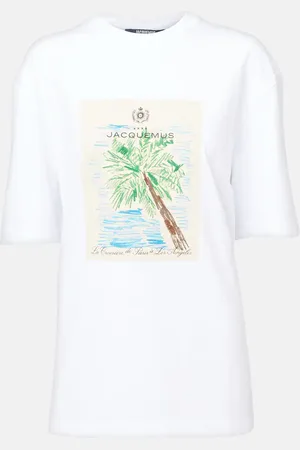 Jacquemus T-shirt Marino in jersey di cotone