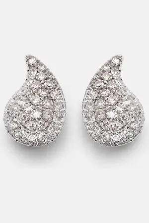 Roxanne First Orecchini Happy Tears in oro bianco 14kt con diamanti