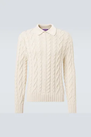 Ralph Lauren Pullover in misto cotone a trecce