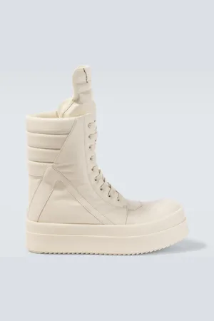 Rick Owens Sneakers Mega Geobasket in pelle