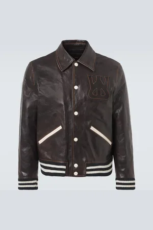 WALES BONNER Giacca varsity Prince in pelle