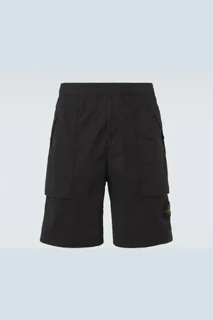 Stone Island Shorts cargo Compass in misto cotone
