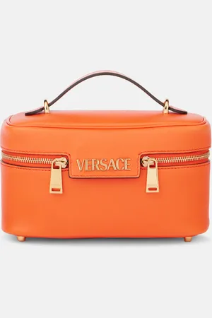 VERSACE Beauty case Tag in pelle
