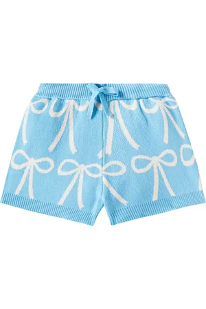 Tiny Cottons Shorts Bows in maglia di cotone