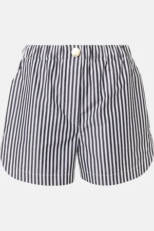 Sportmax Shorts Muscari in cotone a righe