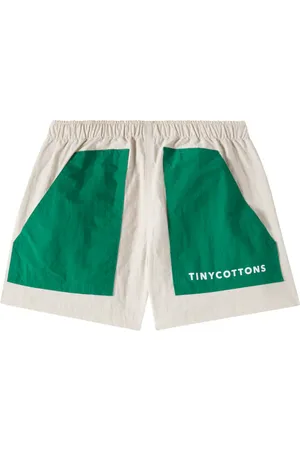 Tiny Cottons Shorts color-block con logo