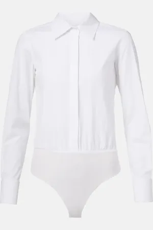 Max Mara Body Angora in popeline di misto cotone