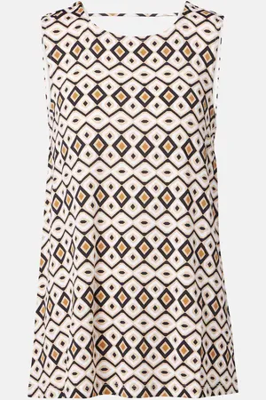 Max Mara Top Ersilia in jersey con stampa
