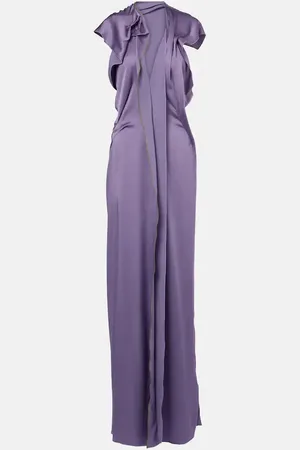Victoria Beckham Abito lungo in raso