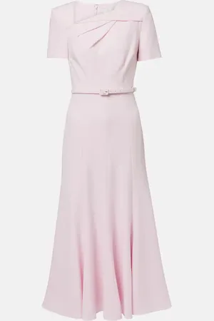 Roland Mouret Abito midi in cady con cintura