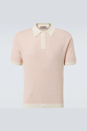 CANALI Polo in lino e seta