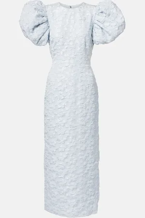 ROTATE Abito midi in jacquard