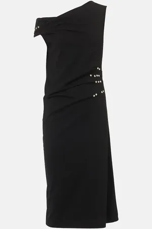 DRIES VAN NOTEN Abito midi in jersey
