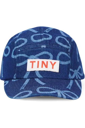 Tiny Cottons Cappello da baseball Bows in denim