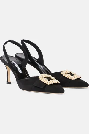 Manolo Blahnik Pumps slingback Gibsli 70 in suede