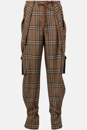 Burberry Pantaloni regular Check
