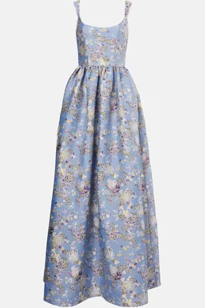 Markarian Abito lungo in jacquard floreale