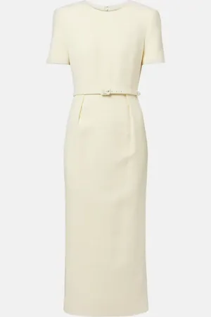 Roland Mouret Abito midi in lana