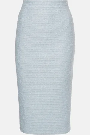 Roland Mouret Gonna midi in bouclé