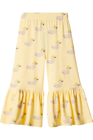 Tiny Cottons Pantaloni Ducks in cotone con volant