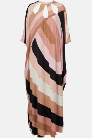 Puccini Caftano Iride con cut-out