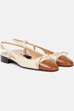 VALENTINO GARAVANI Ballerine slingback Valet Du Roi in pelle