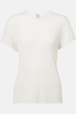 Totême T-shirt in maglia di seta