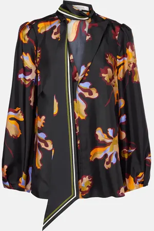 Dorothee Schumacher Blusa in twill di seta con stampa