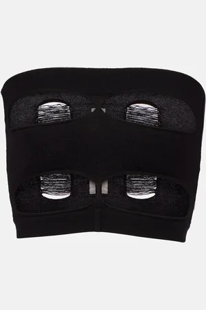 Rick Owens Top in lana con cut-out