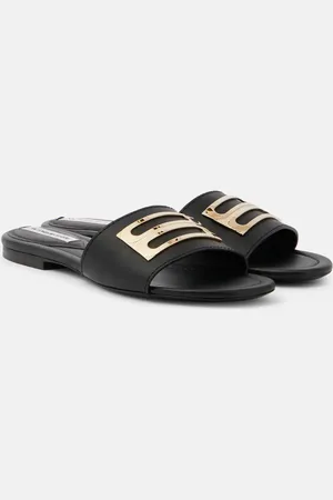 Victoria Beckham Sandali in pelle con logo