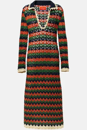La DoubleJ Abito lungo Perry in crochet