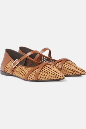 Max Mara Ballerine Mary Jane intrecciate
