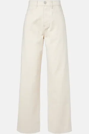 Rohe Róhe Jeans a gamba larga e vita alta