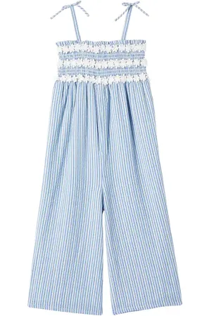 Louise Misha Jumpsuit Morli in cotone a righe