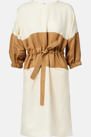 Max Mara Abito Vasto in maglia di lino e seta