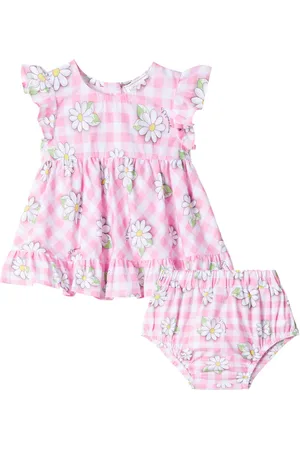 MONNALISA Baby - Abito e culottes in popeline