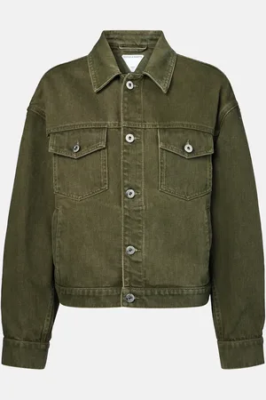 Bottega Veneta Giacca di jeans con suede